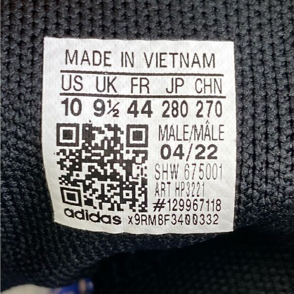 adidas Pharrell x NMD Human Race 'Animal Print - Pulse Amber' sneaker mens 10 - Picture 9 of 10